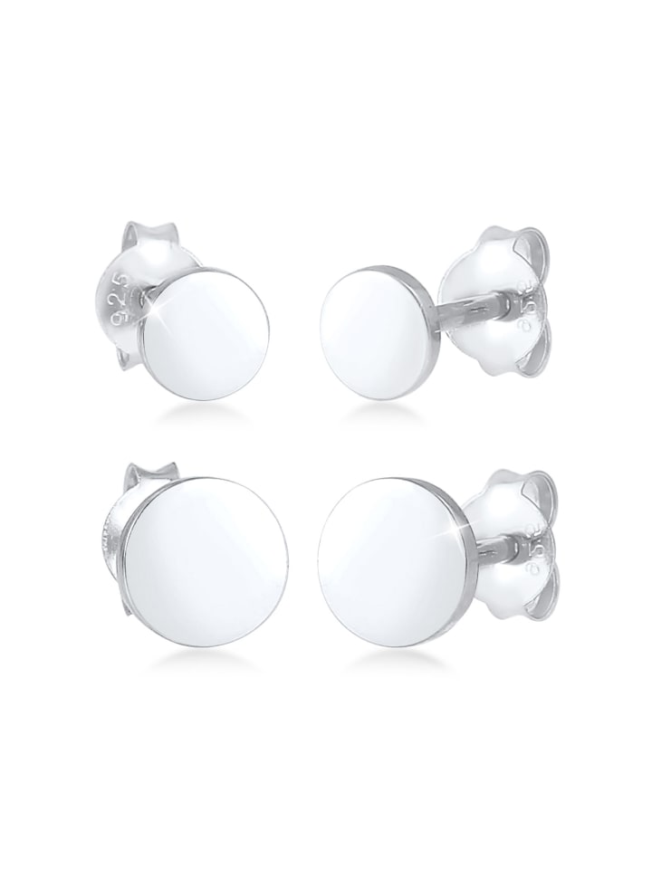 Elli Серьги из серебра 925 пробы с геометрическим узором, в виде круга и диска
Elli Серьги из серебра 925 пробы с геометрическим узором, в виде круга и диска