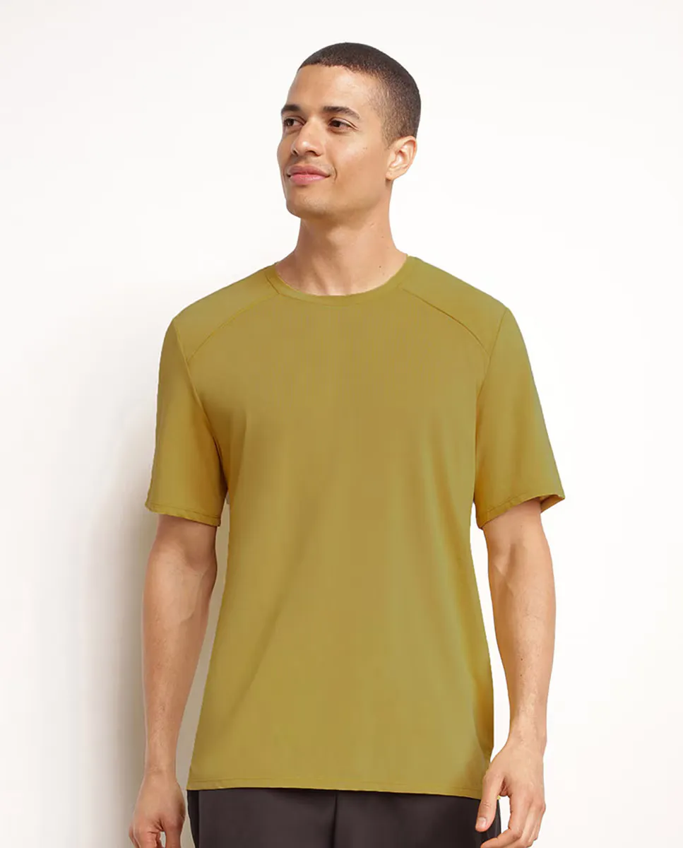 Мужская спортивная футболка с коротким рукавом Dim, жёлтый
Мужская спортивная футболка с коротким рукавом Dim, жёлтый