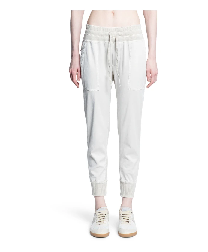 Брюки из хлопкового трикотажа Lyocell с эластичным поясом James Perse, белый
Брюки из хлопкового трикотажа Lyocell с эластичным поясом James Perse, белый