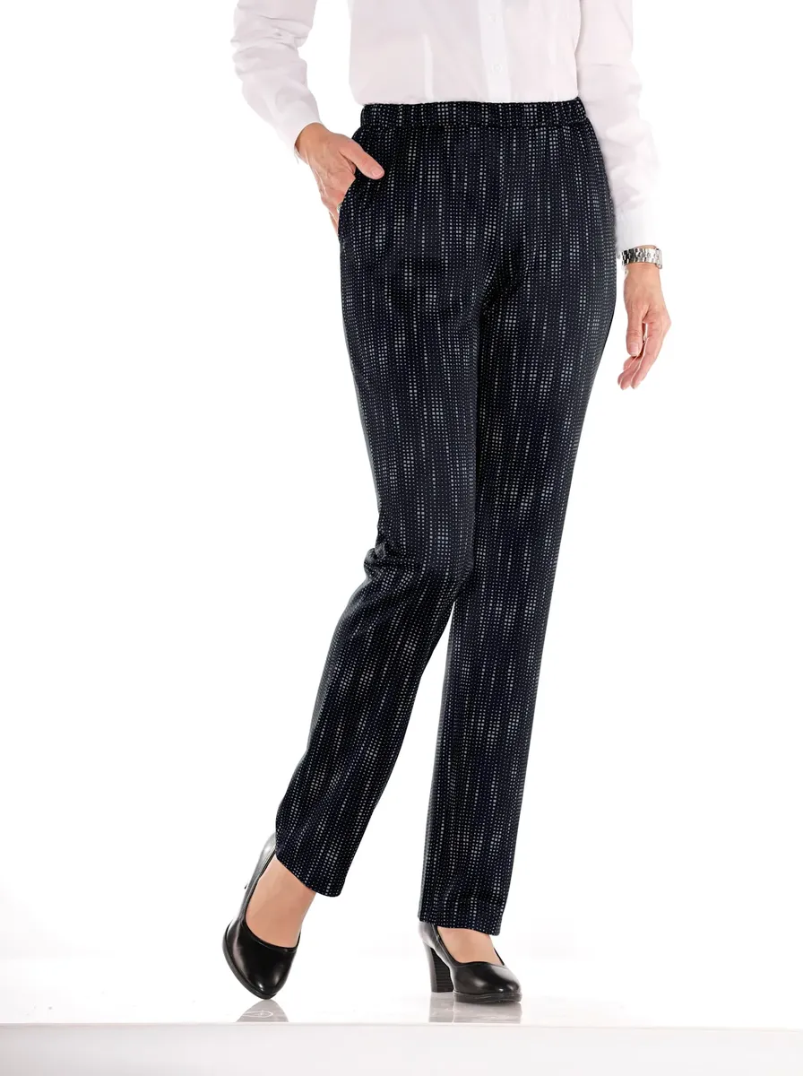 Классические брюки без застежки Classic, цвет Schwarz-Gemustert
Классические брюки без застежки Classic, цвет Schwarz-Gemustert