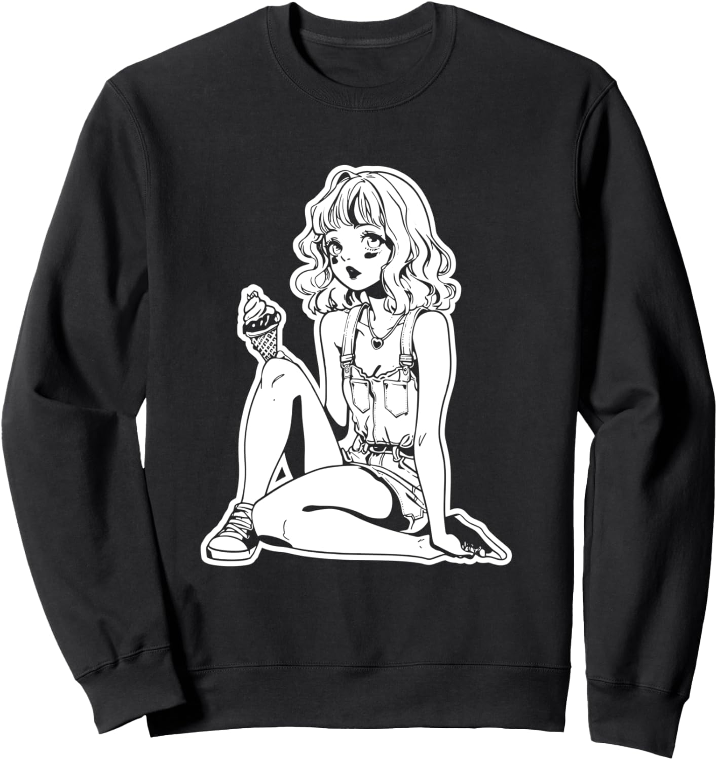 Детская толстовка с рисунком девочки-мороженщицы Funny Ice Cream Lovers Shirt For Girls, черный
Детская толстовка с рисунком девочки-мороженщицы Funny Ice Cream Lovers Shirt For Girls, черный