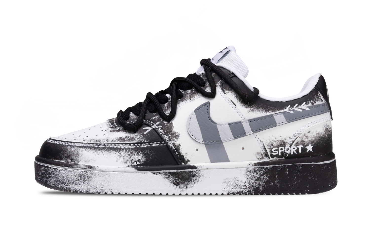 Nike Court Vision 1 Street Ruins Abrasion Resistant Low top Skateboard Shoes мужские черные
Nike Court Vision 1 Street Ruins Abrasion Resistant Low top Skateboard Shoes мужские черные