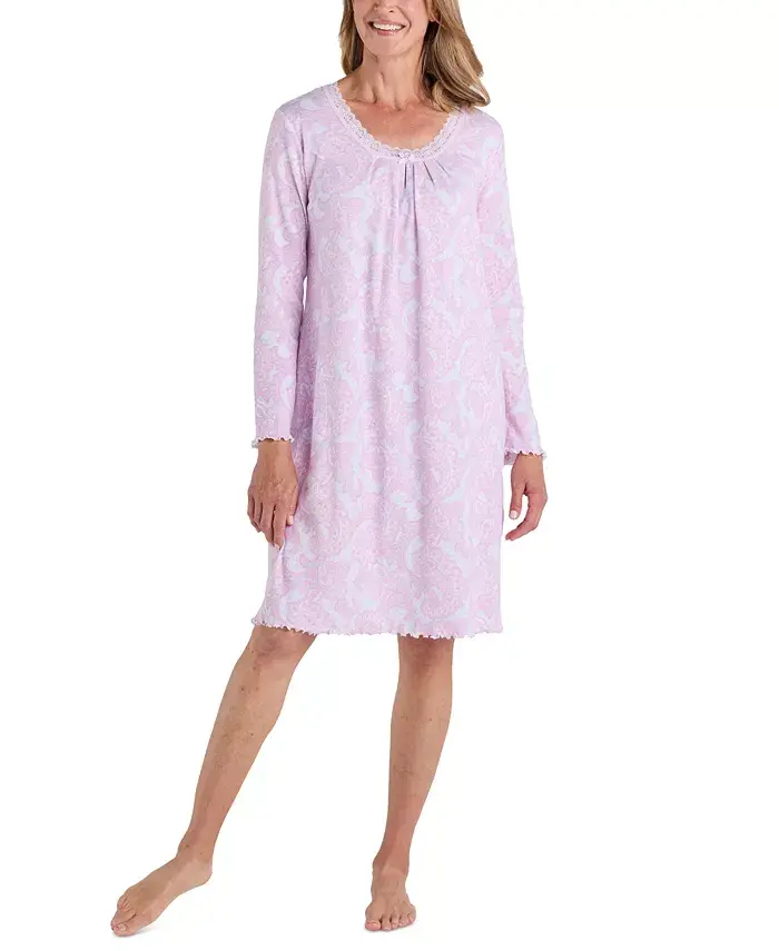 Женская ночная сорочка Missi Elaine с мягким принтом "пейсли" Miss Elaine, розовый
Женская ночная сорочка Missi Elaine с мягким принтом "пейсли" Miss Elaine, розовый