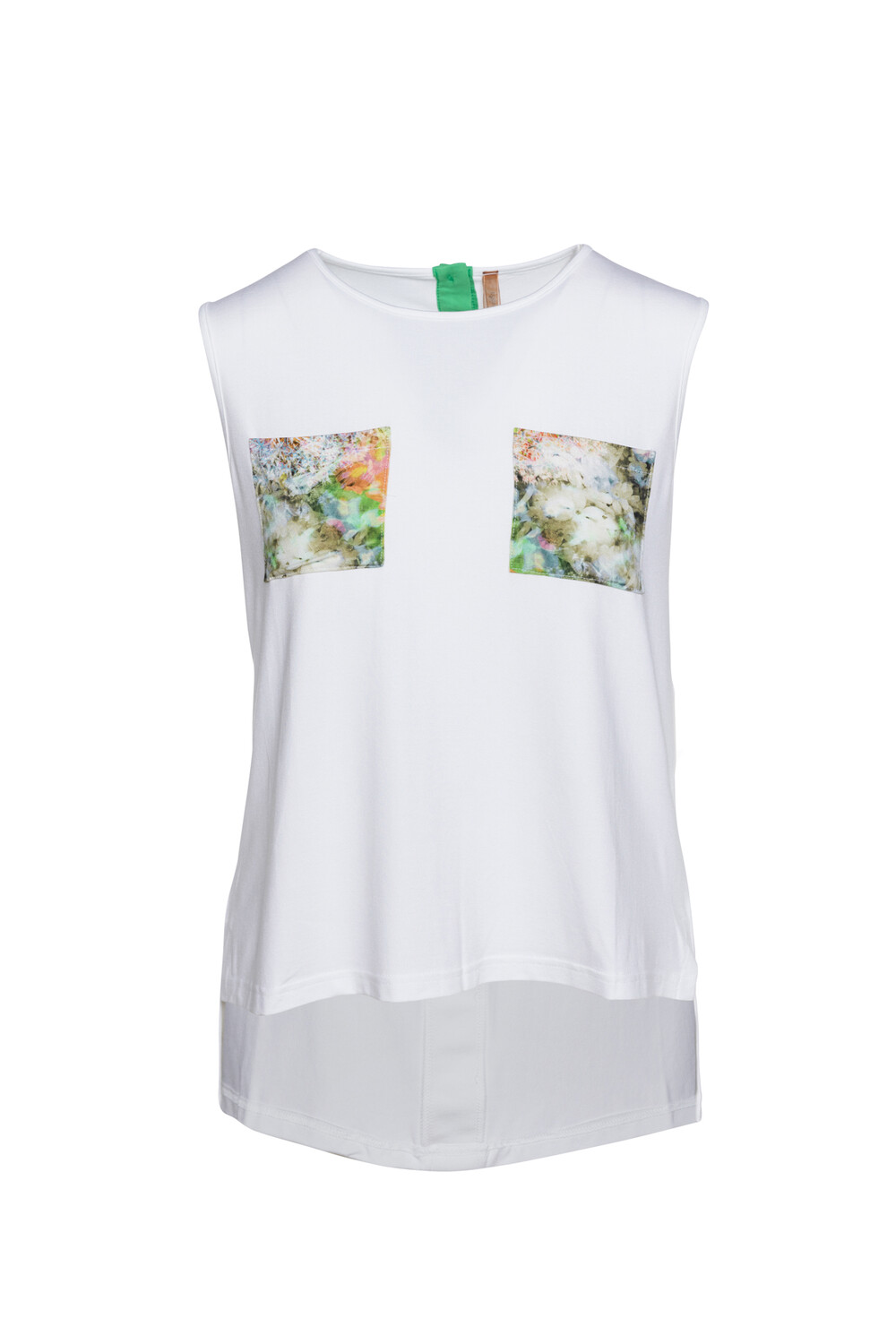 Топ с карманом с цветочным узором Conquista, зеленый
Топ с карманом с цветочным узором Conquista, зеленый