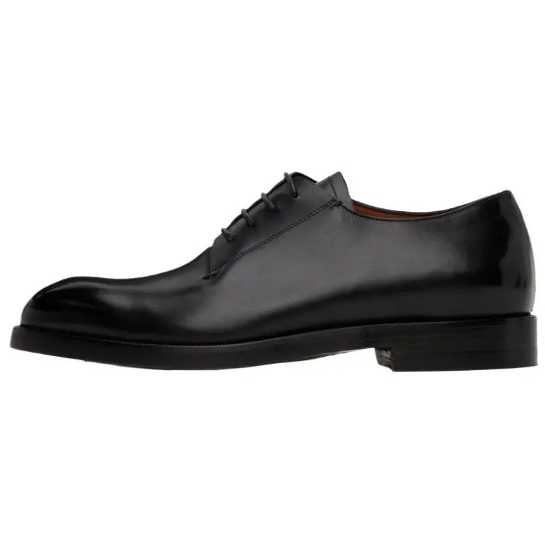 Ermenegildo Zegna Туфли мужские низкие, черные 
Ermenegildo Zegna Туфли мужские низкие, черные