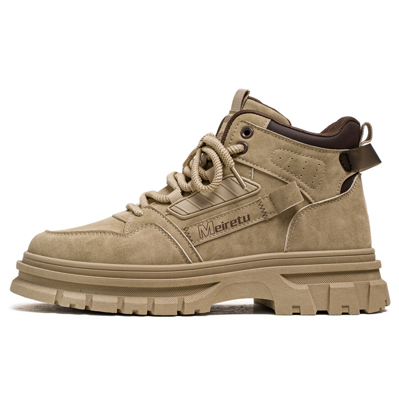 Meiretu Короткие мартинсы мужские хаки, цвет Khaki 
Meiretu Короткие мартинсы мужские хаки, цвет Khaki