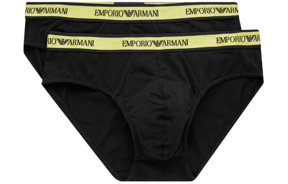 Трусы мужские 2 шт черные EMPORIO ARMANI 
Трусы мужские 2 шт черные EMPORIO ARMANI