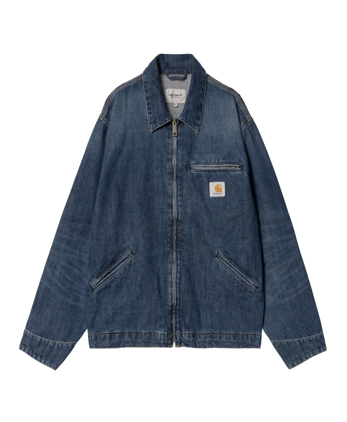 Черная джинсовая куртка на молнии Carhartt Wip, синий
Черная джинсовая куртка на молнии Carhartt Wip, синий