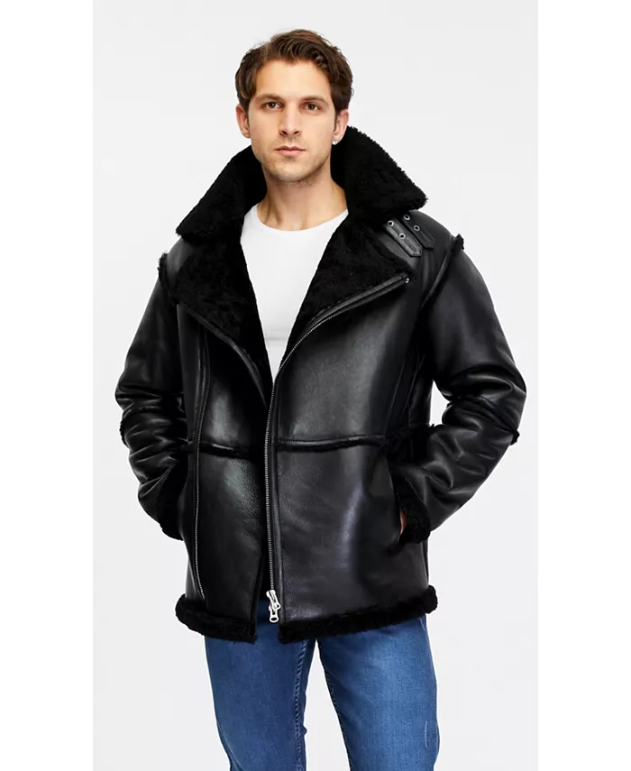 Мужская модная кожаная куртка с шерстью, черная Furniq UK, черный
Мужская модная кожаная куртка с шерстью, черная Furniq UK, черный
