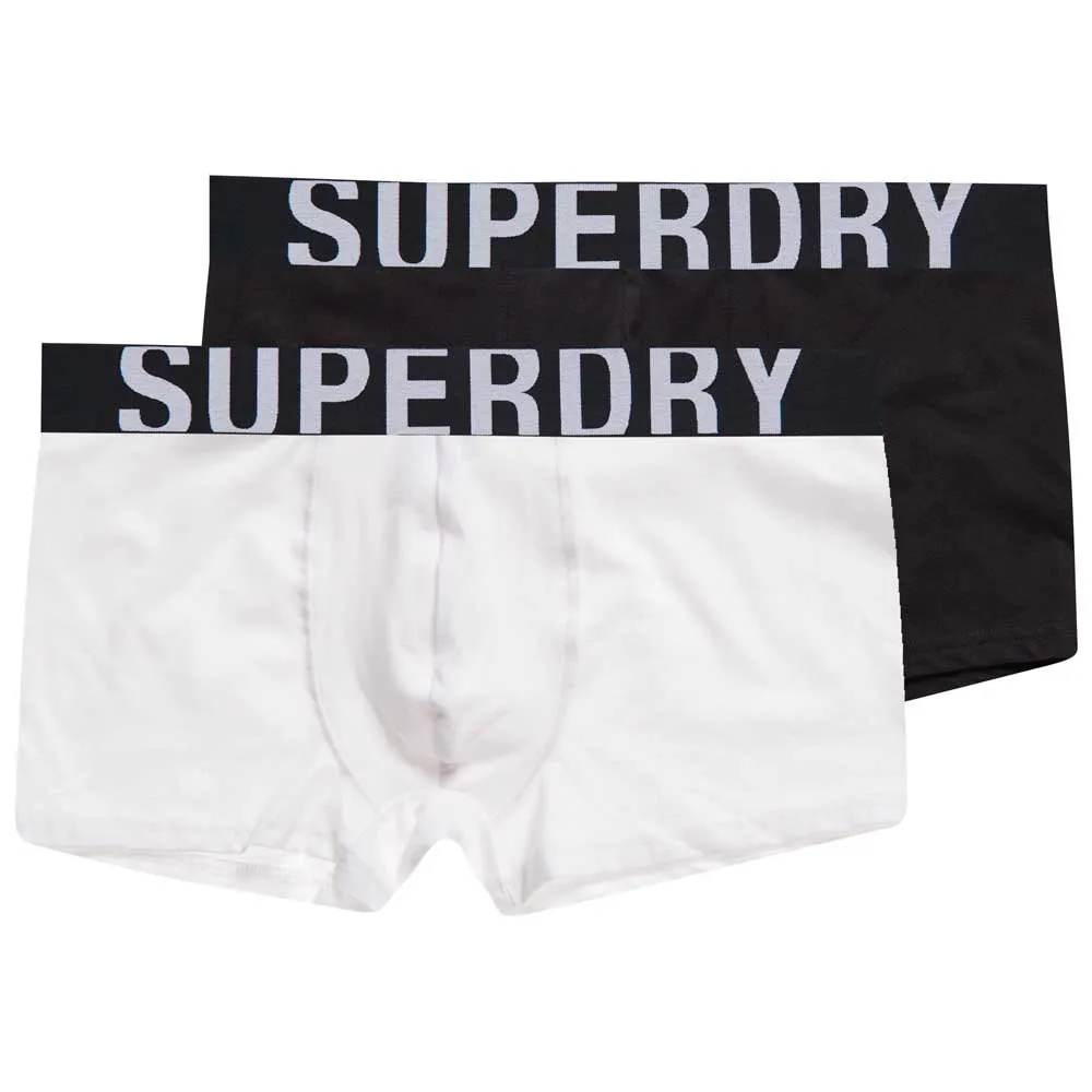 Трусы-боксеры Superdry Dual Logo 2 units, белый/черный
Трусы-боксеры Superdry Dual Logo 2 units, белый/черный