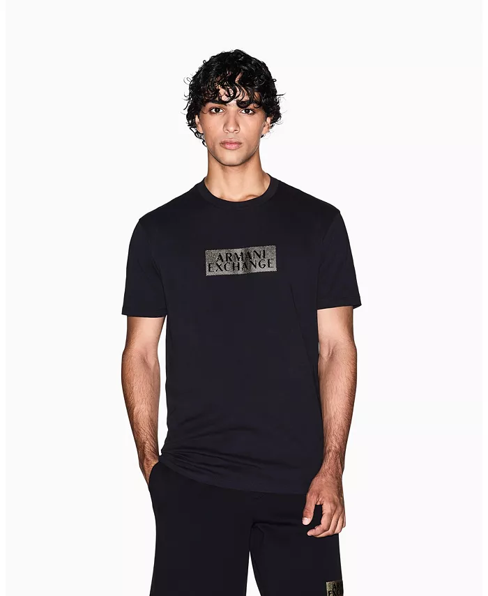 Мужская футболка с золотым логотипом и принтом A|X Armani Exchange, Золотой, Мужская футболка с золотым логотипом и принтом A|X Armani Exchange
Мужская футболка с золотым логотипом и принтом A|X Armani Exchange, Золотой, Мужская футболка с золотым логотипом и принтом A|X Armani Exchange