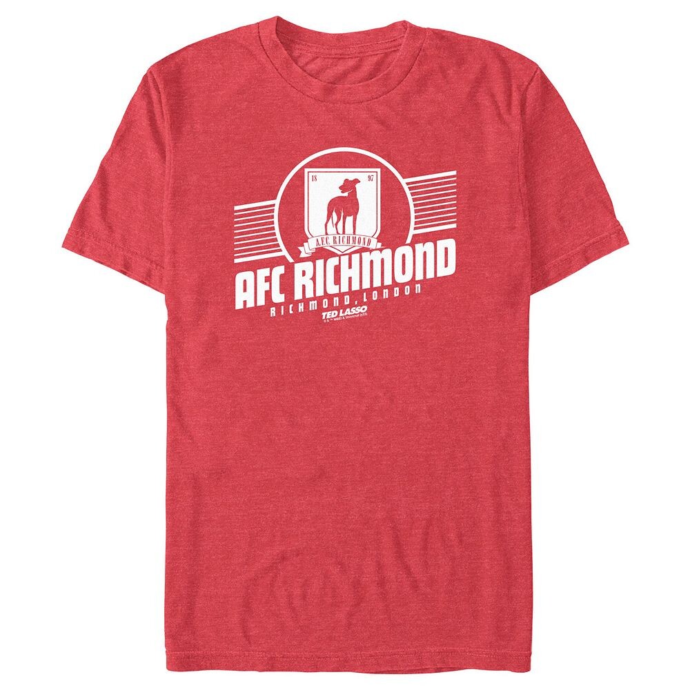 Мужская футболка с рисунком Ted Lasso AFC Richmond Licensed Character, цвет Red Heather
Мужская футболка с рисунком Ted Lasso AFC Richmond Licensed Character, цвет Red Heather
