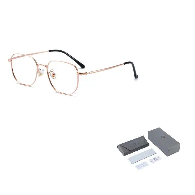 Wood Premium Титановая прямоугольная оправа для очков унисекс, Rose Gold
Wood Premium Титановая прямоугольная оправа для очков унисекс, Rose Gold