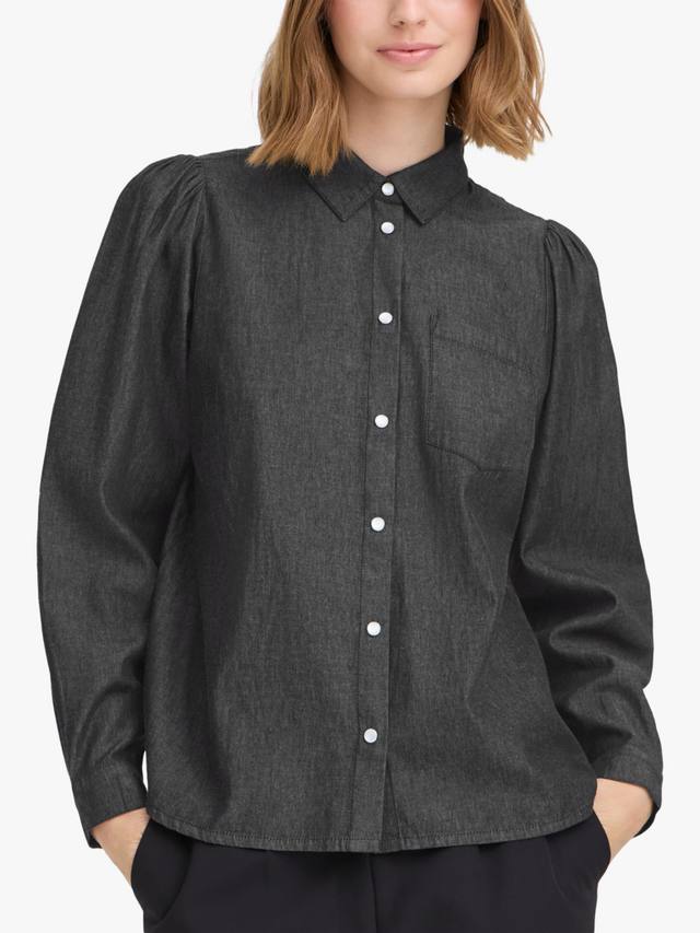 Борги рубашка с воротником и длинными рукавами ICHI, Washed Black
Борги рубашка с воротником и длинными рукавами ICHI, Washed Black