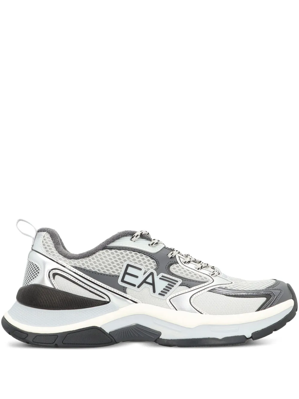 Кроссовки Predator с эффектом металлик Ea7 Emporio Armani, серый 
Кроссовки Predator с эффектом металлик Ea7 Emporio Armani, серый