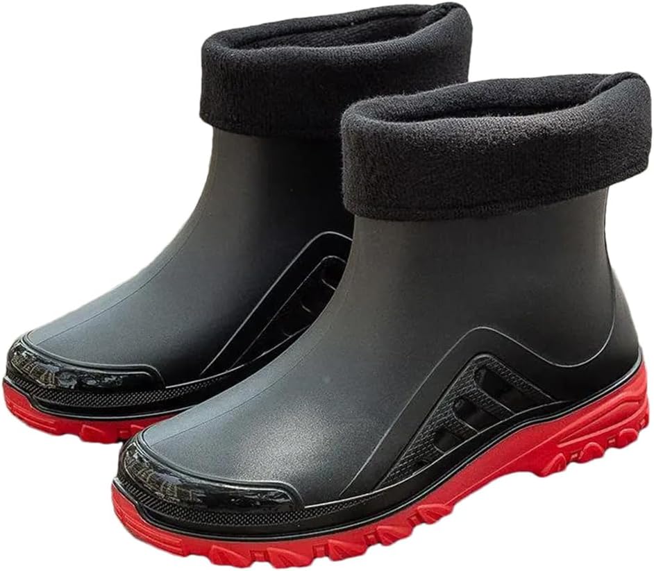 Мужские водонепроницаемые нескользящие обувь Wjnvfioo для улицы, модная износостойкая обувь, зимние короткие теплые хлопковые дождевые ботинки, красный
Мужские водонепроницаемые нескользящие обувь Wjnvfioo для улицы, модная износостойкая обувь, зимние короткие теплые хлопковые дождевые ботинки, красный