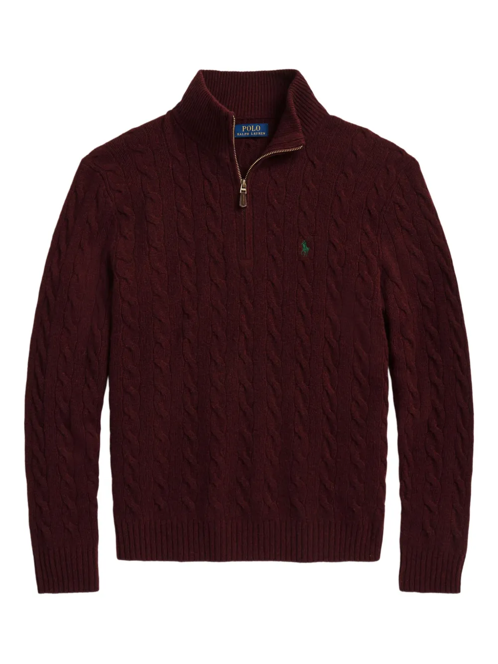 Свитер с воротником на молнии POLO RALPH LAUREN, красный 
Свитер с воротником на молнии POLO RALPH LAUREN, красный