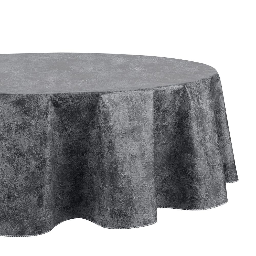 Elrene Home Fashions Mesa Круглая/овальная виниловая скатерть с мраморным принтом, черный
Elrene Home Fashions Mesa Круглая/овальная виниловая скатерть с мраморным принтом, черный