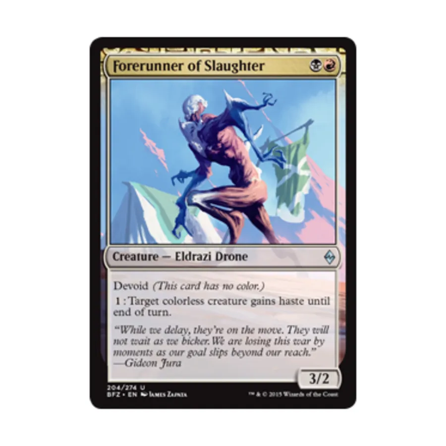 CCG Предтеча резни (U), MTG - Battle for Zendikar
CCG Предтеча резни (U), MTG - Battle for Zendikar