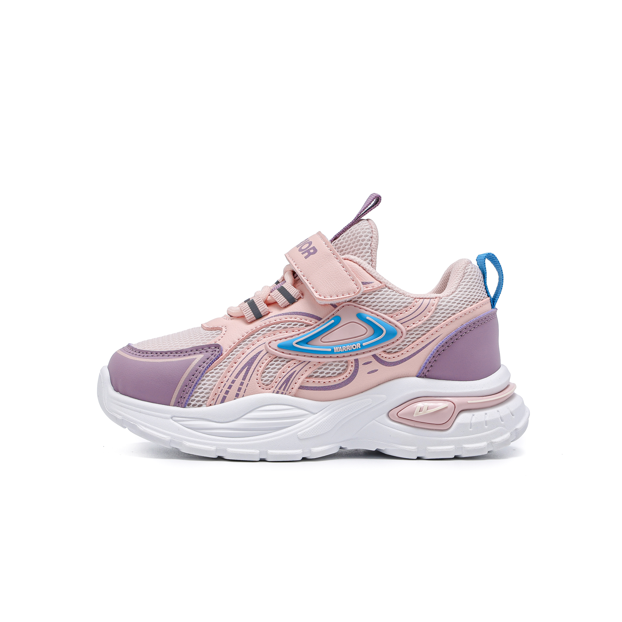 Легкие, амортизирующие, дышащие, низкие детские кроссовки для активного отдыха WARRIOR, розовый/фиолетовый
Легкие, амортизирующие, дышащие, низкие детские кроссовки для активного отдыха WARRIOR, розовый/фиолетовый