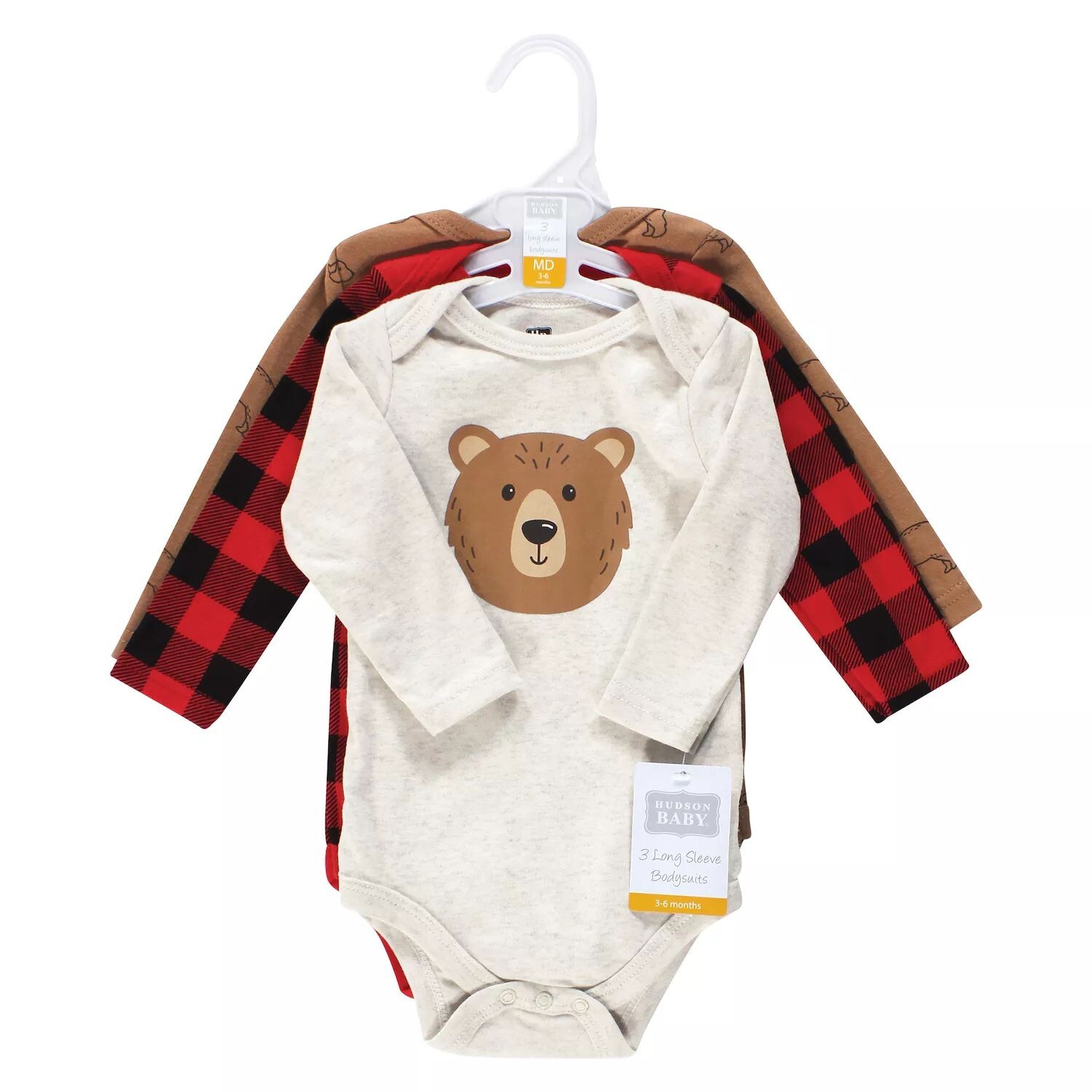 Hudson Baby Infant Boy Хлопковые боди с длинными рукавами, коричневый медведь, 3 шт. Hudson Baby
Hudson Baby Infant Boy Хлопковые боди с длинными рукавами, коричневый медведь, 3 шт. Hudson Baby