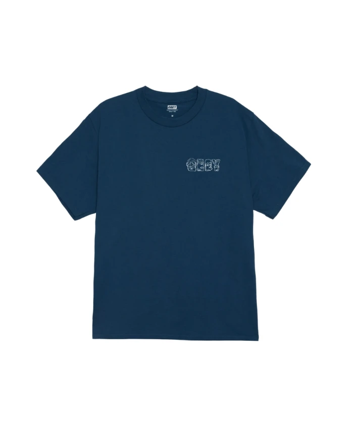 Абстрактные вещи, синяя хлопковая футболка Obey, синий
Абстрактные вещи, синяя хлопковая футболка Obey, синий