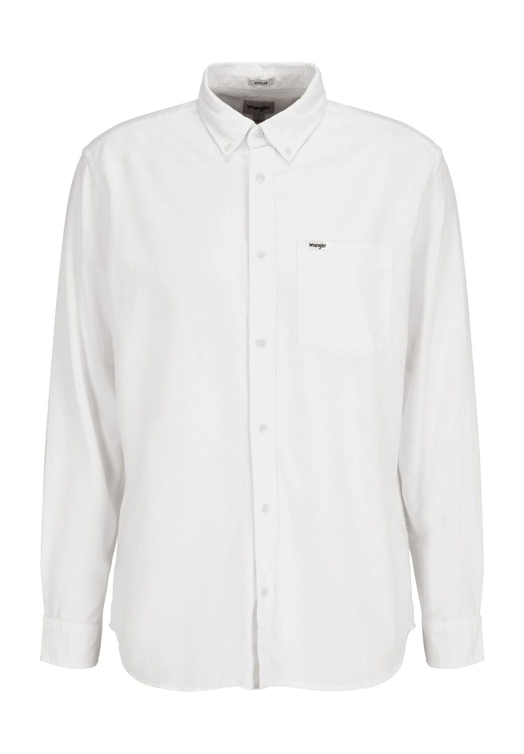 Рубашка повседневная, стандартного кроя, с длинным рукавом, воротник на пуговицах, мужская Wrangler, белый
Рубашка повседневная, стандартного кроя, с длинным рукавом, воротник на пуговицах, мужская Wrangler, белый