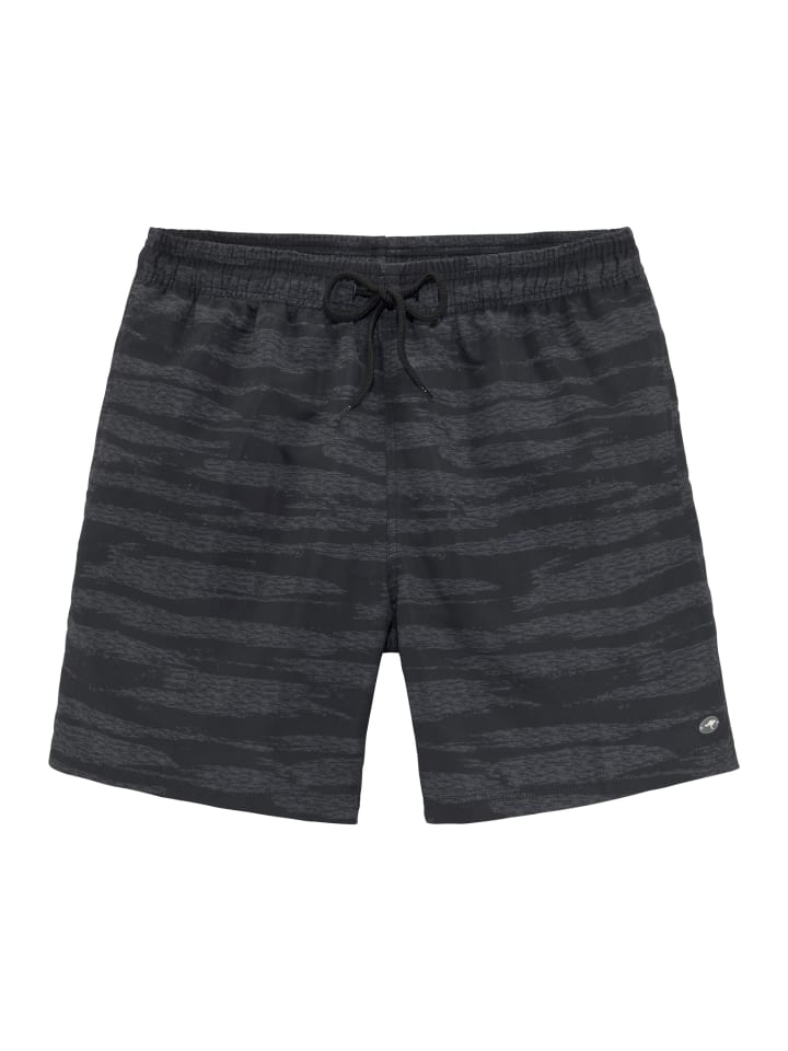 Черные шорты для плавания с принтом Kangaroos
Черные шорты для плавания с принтом Kangaroos