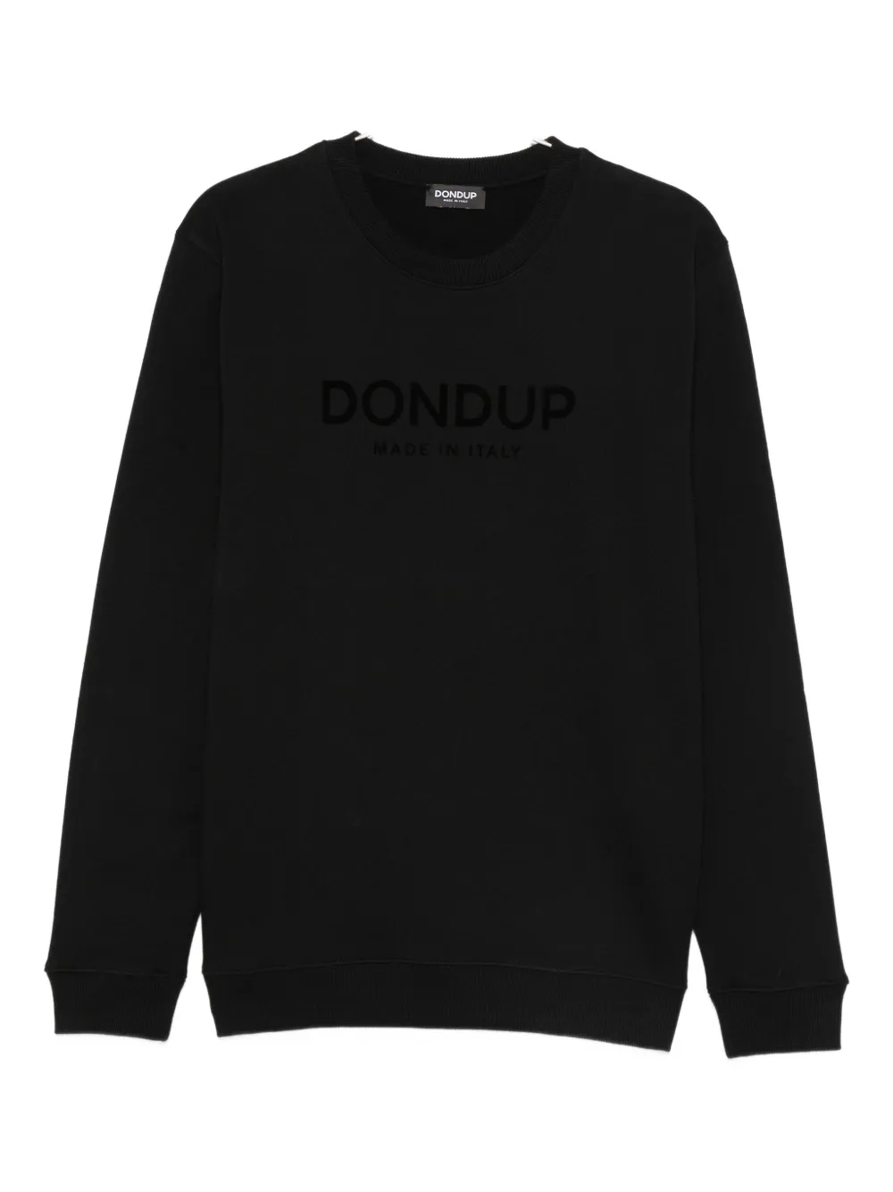 Свитшот с флокированным логотипом Dondup, черный
Свитшот с флокированным логотипом Dondup, черный