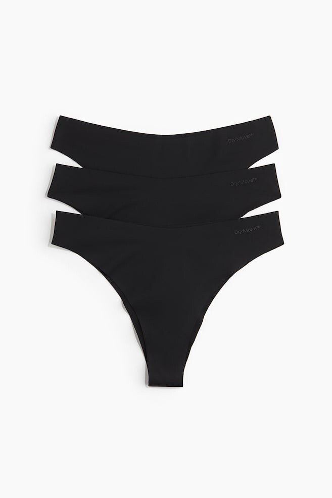Упаковка из 3 пар бразильских спортивных трусов из материала DryMove H&M, черный
Упаковка из 3 пар бразильских спортивных трусов из материала DryMove H&M, черный