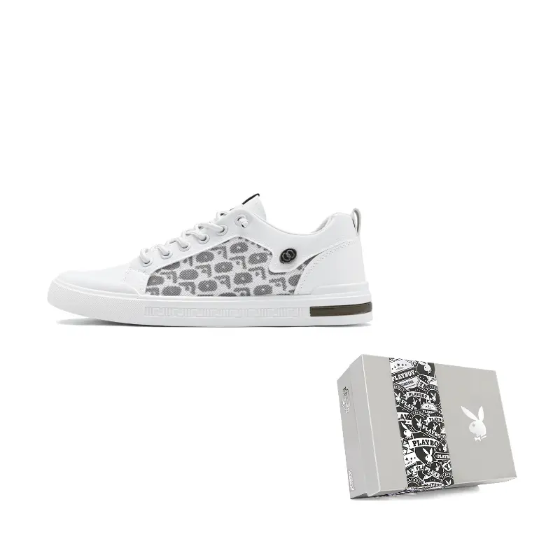 Низкие кроссовки для скейтбординга мужские box Playboy, белый
Низкие кроссовки для скейтбординга мужские box Playboy, белый