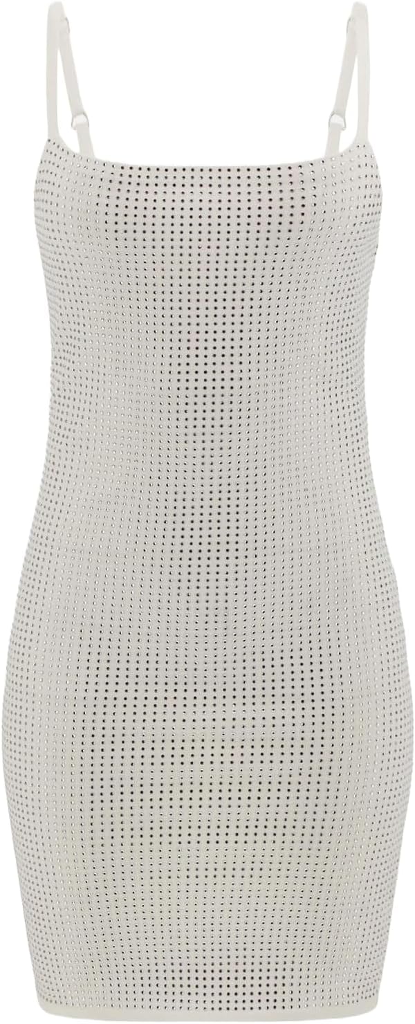 GUESS Женское платье-свитер Eco Khloe с камнями, Pure White
GUESS Женское платье-свитер Eco Khloe с камнями, Pure White