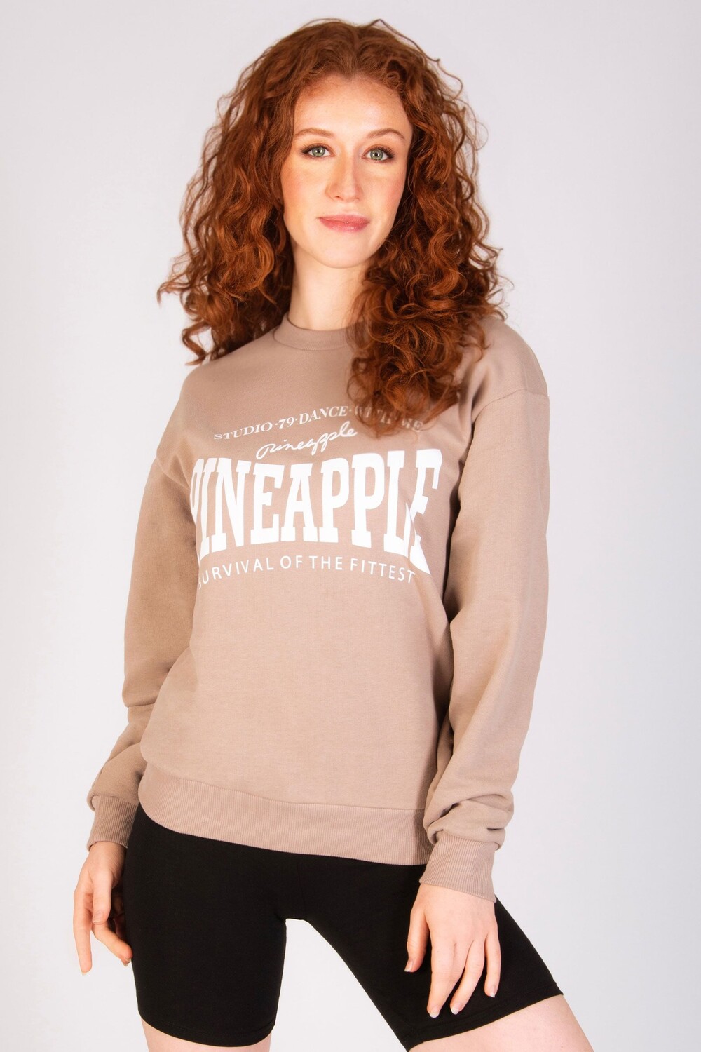 Женская толстовка с логотипом Pineapple, коричневый
Женская толстовка с логотипом Pineapple, коричневый