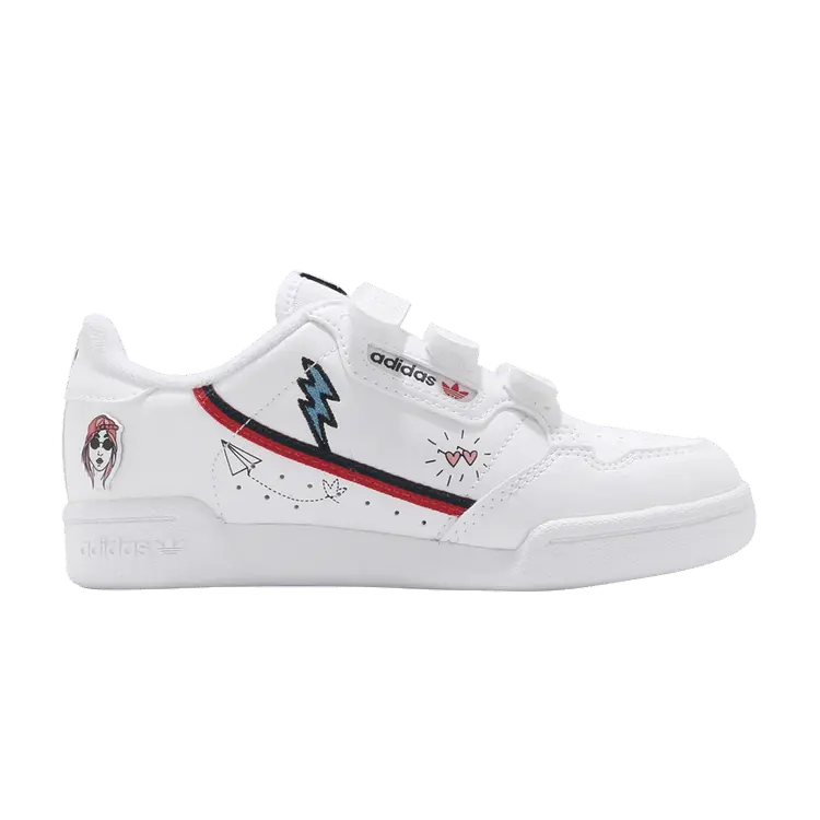 Кроссовки adidas Continental 80 J 'White Graffiti', белый
Кроссовки adidas Continental 80 J 'White Graffiti', белый