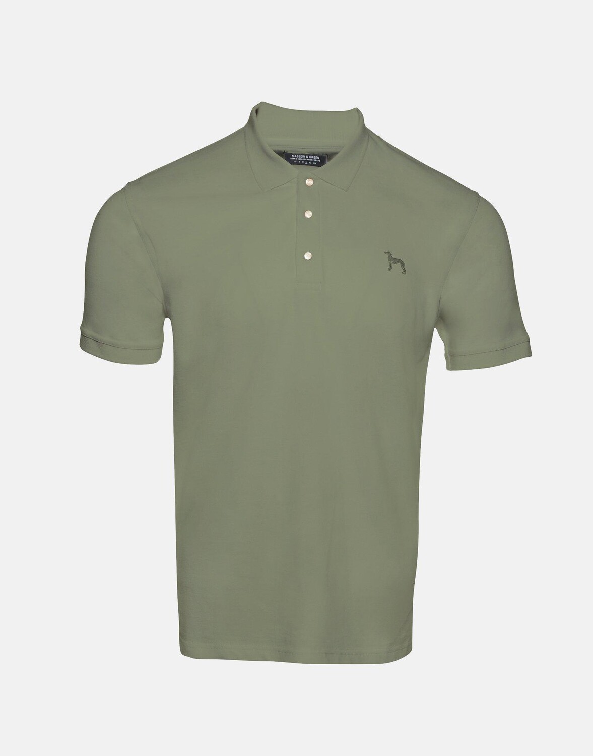 Рубашка поло с короткими рукавами из органического хлопка Masson & Green, зеленый 
Рубашка поло с короткими рукавами из органического хлопка Masson & Green, зеленый