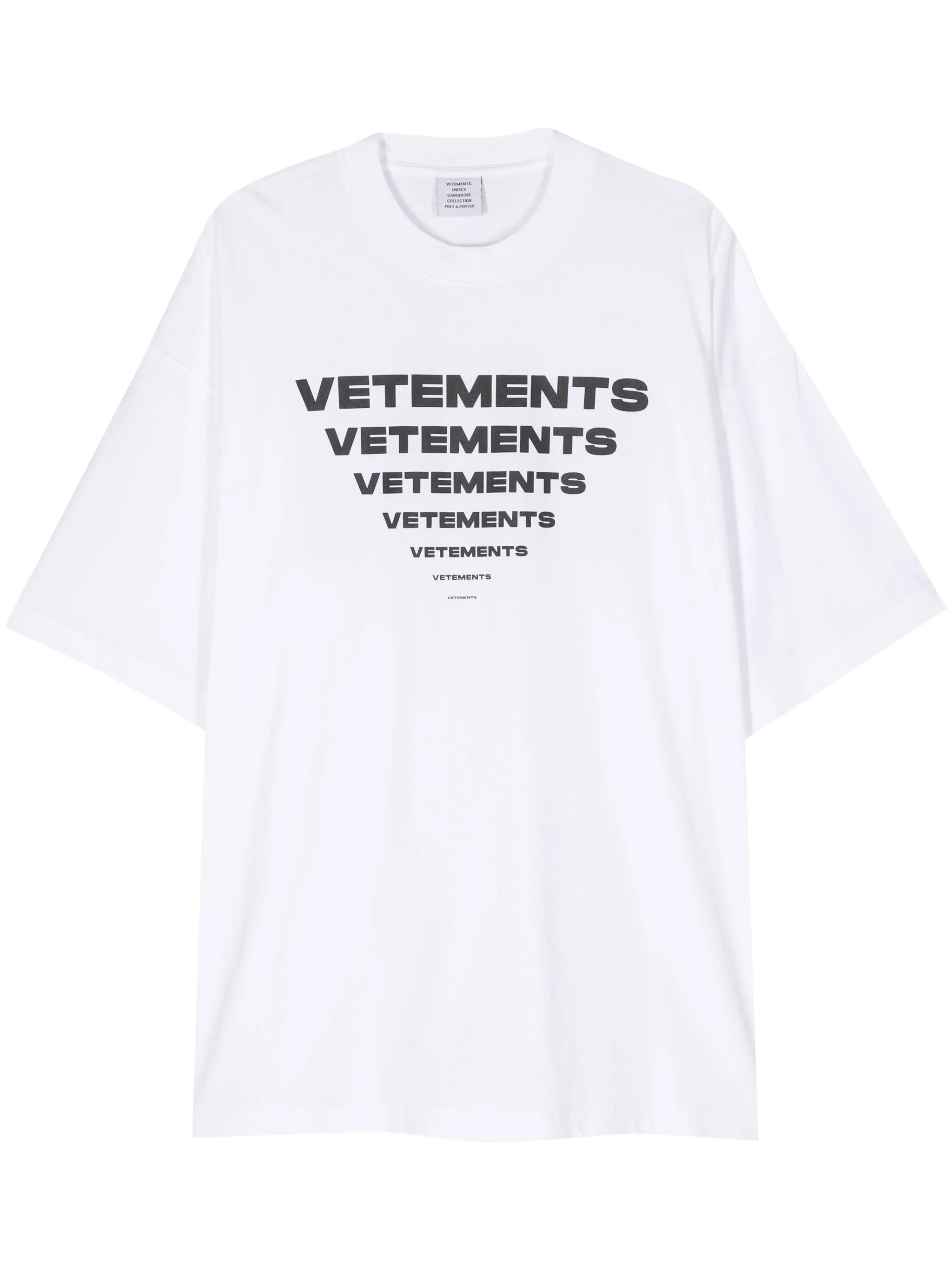 Футболка с логотипом Vetements, белый
Футболка с логотипом Vetements, белый