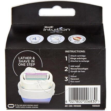 Лезвия для бритвы для сухой кожи Intuition для женщин, Wilkinson Sword
Лезвия для бритвы для сухой кожи Intuition для женщин, Wilkinson Sword