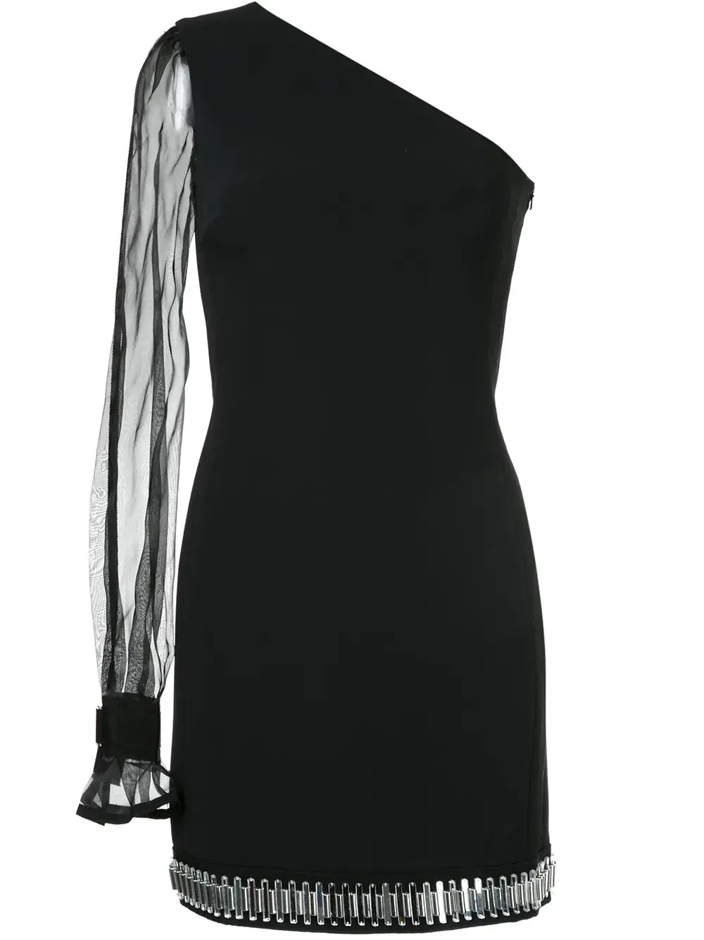 Асимметричное приталенное платье David Koma, черный
Асимметричное приталенное платье David Koma, черный