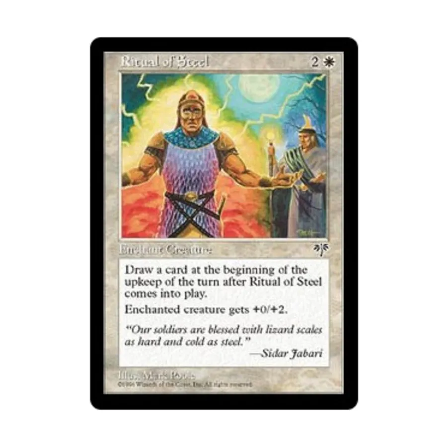 CCG Ритуал Стали (клавиша C), MTG - Mirage
CCG Ритуал Стали (клавиша C), MTG - Mirage