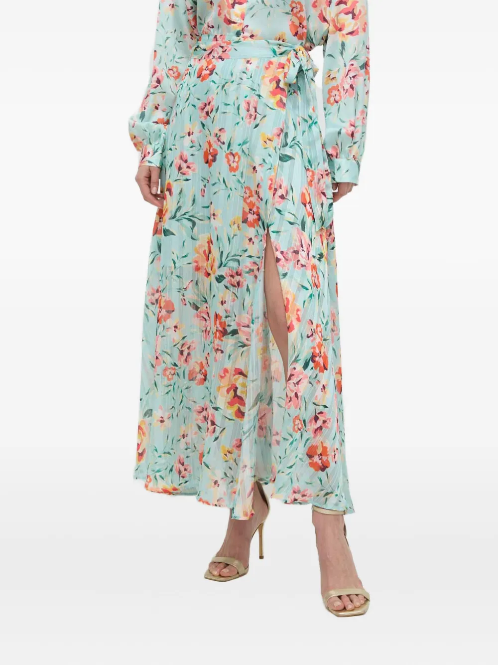 Плиссированная макси-юбка с цветочным принтом Guess Usa, синий
Плиссированная макси-юбка с цветочным принтом Guess Usa, синий