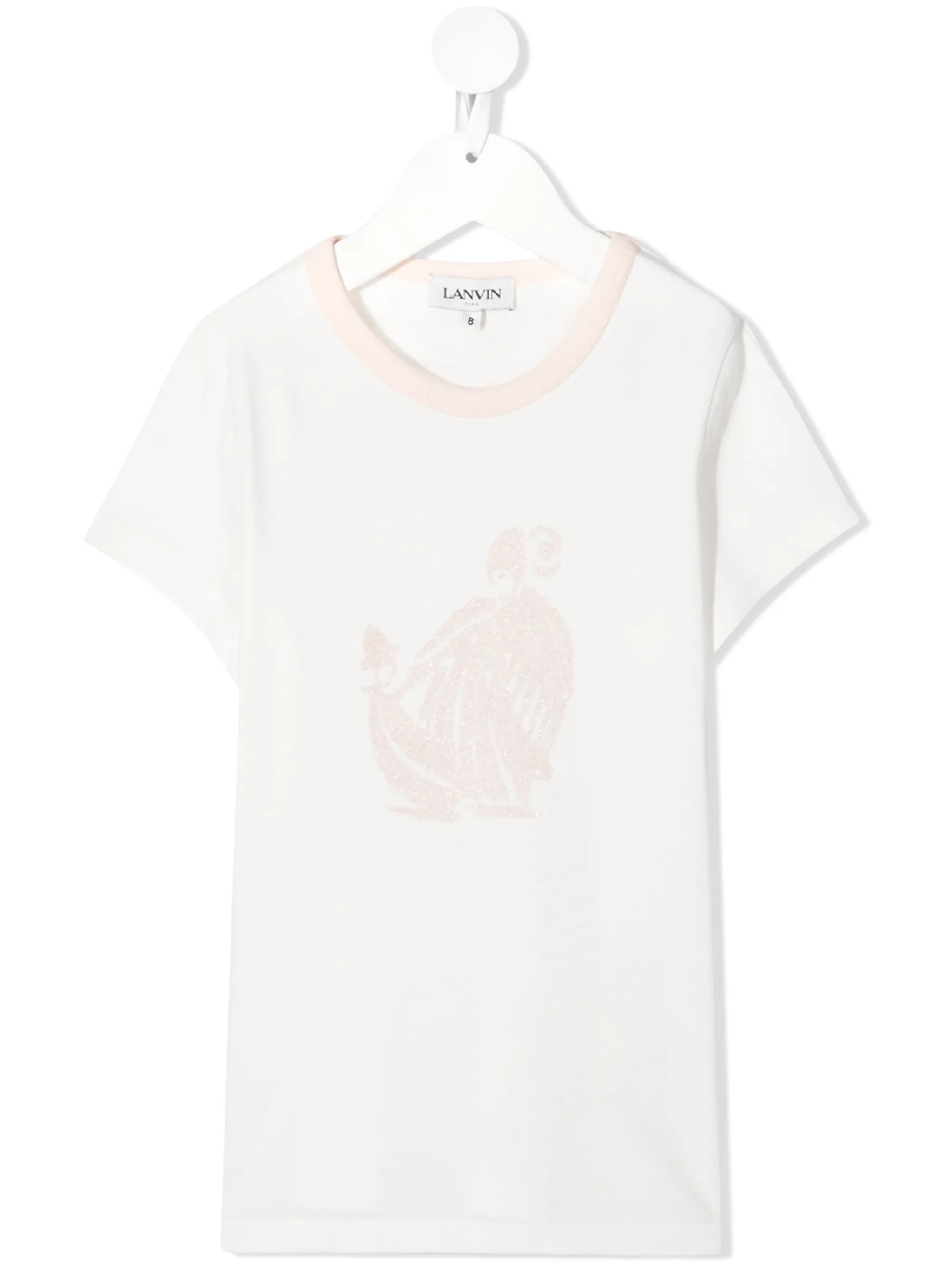Футболка с короткими рукавами и вышивкой Lanvin Enfant, белый
Футболка с короткими рукавами и вышивкой Lanvin Enfant, белый