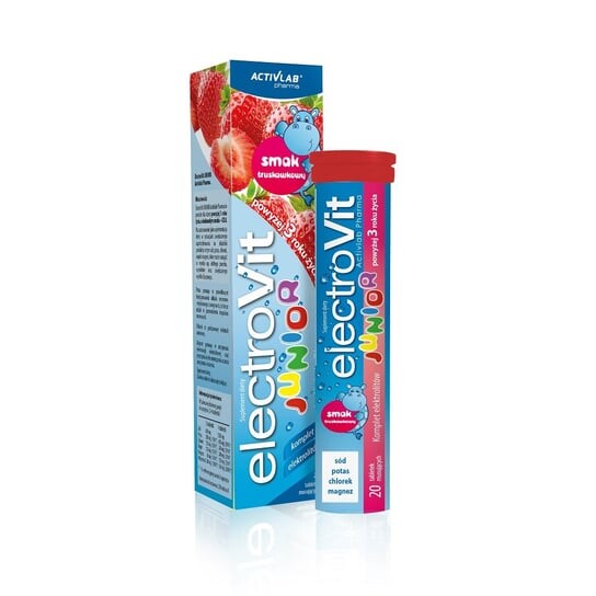 Electrovit Junior Activlab Pharma, со вкусом клубники, шипучие таблетки, 20 шт. 
Electrovit Junior Activlab Pharma, со вкусом клубники, шипучие таблетки, 20 шт.