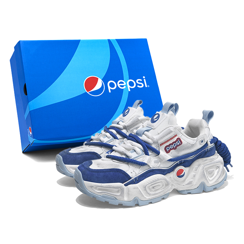 Pepsi Джилли Колор Сериз массивные кроссовки унисекс низкие черно-бело-синие бело-голубые (состаренный эффект), цвет White Blue (Distressed)
Pepsi Джилли Колор Сериз массивные кроссовки унисекс низкие черно-бело-синие бело-голубые (состаренный эффект), цвет White Blue (Distressed)