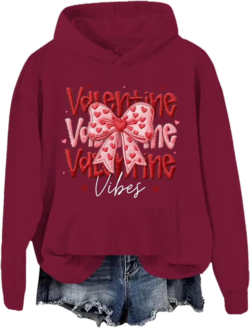 Свитшот с бантом Valentine Vibes Coquette JWVEL
Свитшот с бантом Valentine Vibes Coquette JWVEL
