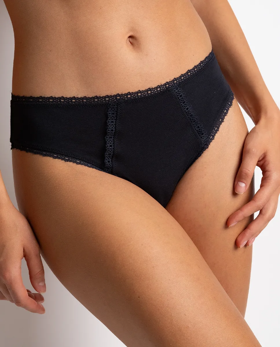 Модальные хлопковые трусики Charlotte Passionata, черный
Модальные хлопковые трусики Charlotte Passionata, черный