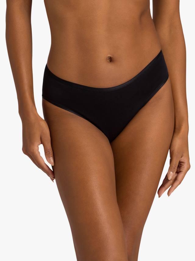 Хлопковые бесшовные миди-трусы Hanro, Black
Хлопковые бесшовные миди-трусы Hanro, Black