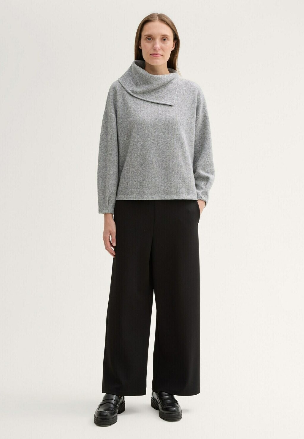 Джемпер TOM TAILOR, серый 
Джемпер TOM TAILOR, серый