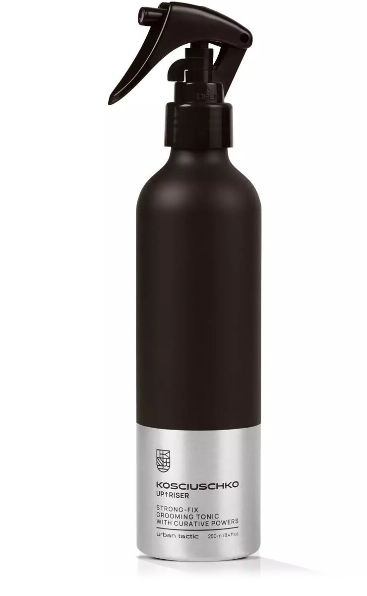 Kosciuschko UpRiser Grooming тоник, Престайлер для сильной укладки волос, 250мл
Kosciuschko UpRiser Grooming тоник, Престайлер для сильной укладки волос, 250мл