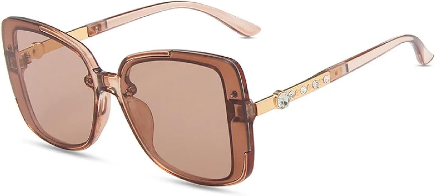 Модные солнцезащитные очки в крупной оправе для женщин и мужчин, винтажные, с имитацией бриллиантов, для вождения на открытом воздухе, защита от УФ-излучения UV400 TKKTLLT, Tea Tea
Модные солнцезащитные очки в крупной оправе для женщин и мужчин, винтажные, с имитацией бриллиантов, для вождения на открытом воздухе, защита от УФ-излучения UV400 TKKTLLT, Tea Tea