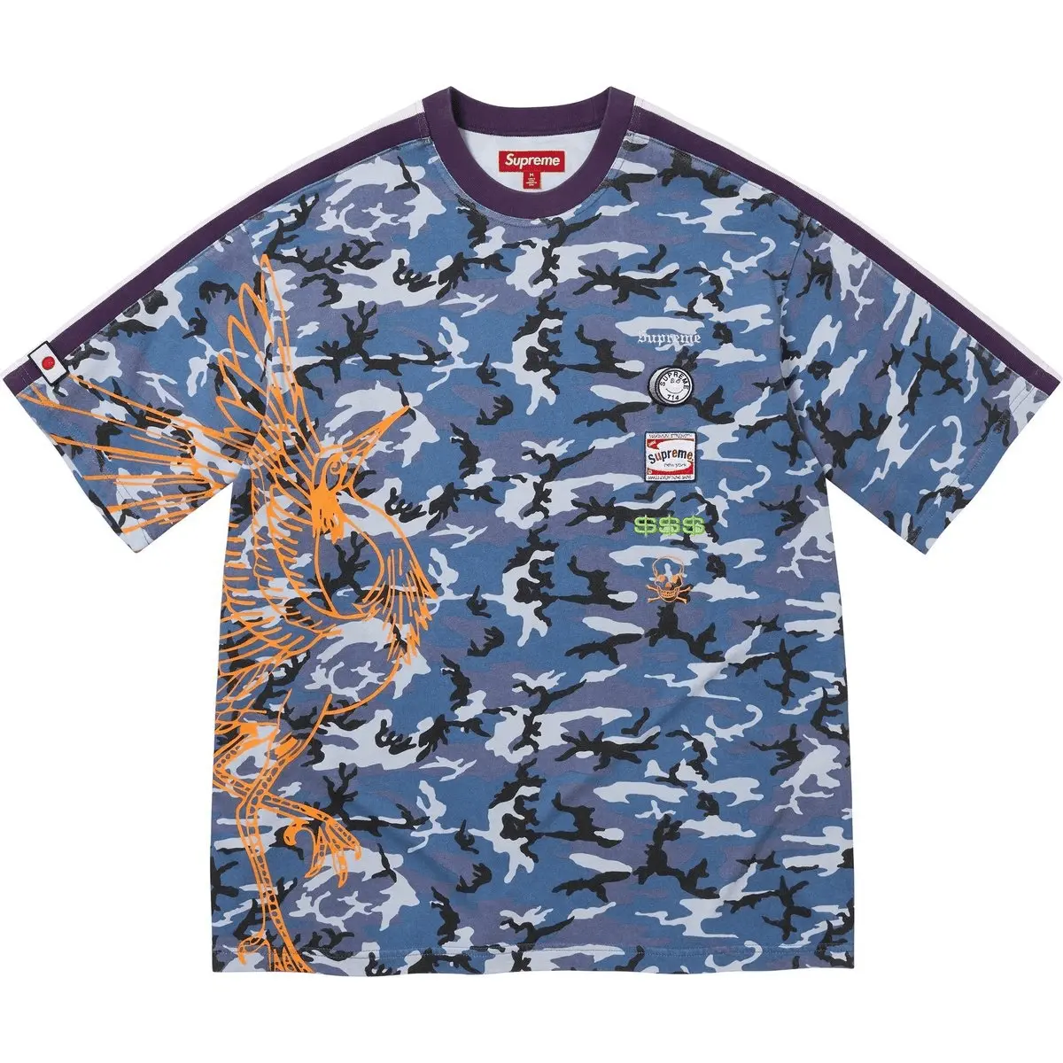 Футболка FW25 WEEK4 Crane S/S Unisex Supreme, камуфляж/синий
Футболка FW25 WEEK4 Crane S/S Unisex Supreme, камуфляж/синий